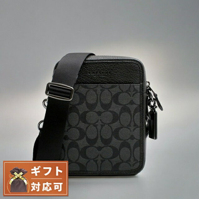 コーチ COACH ショルダーバッグ CC009-QBMI5 メンズ メンズ シグネチャーサリバン クロスボディ CC009 QBMI5 チャコール WQ00052049