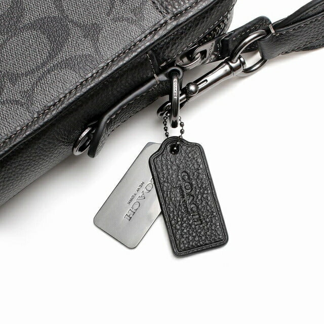 コーチ COACH ショルダーバッグ CC009-QBMI5 メンズ メンズ シグネチャーサリバン クロスボディ CC009 QBMI5 チャコール WQ00052049