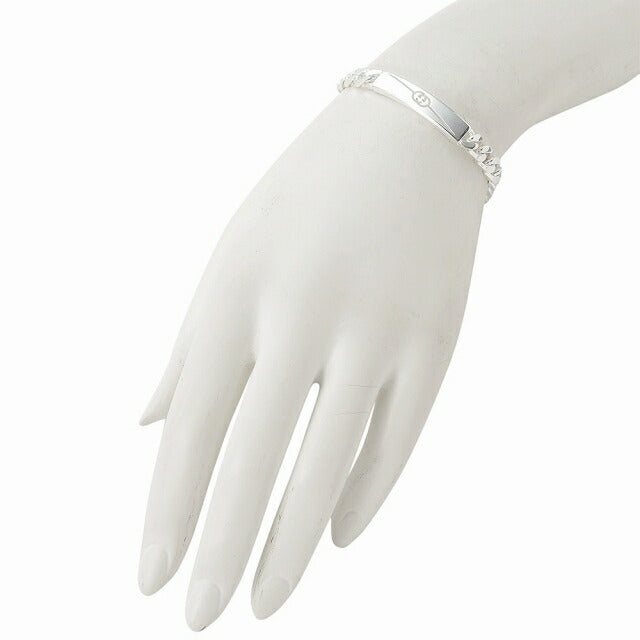 グッチ GUCCI ブレスレット 774054-J8400-8106-18 メンズ アクセサリー バングル シルバー WQ00052181