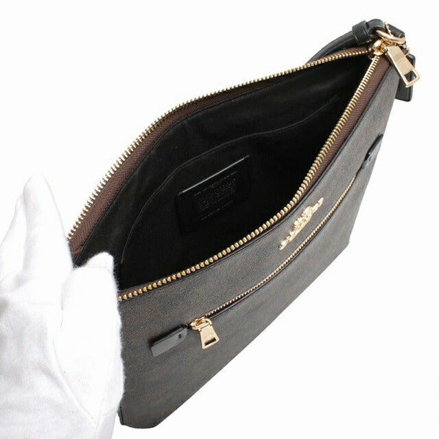 コーチ COACH SIG ROWAN FILE BAG ショルダーバッグ C1554-IMAA8 レディース ブラウン WQ00052289