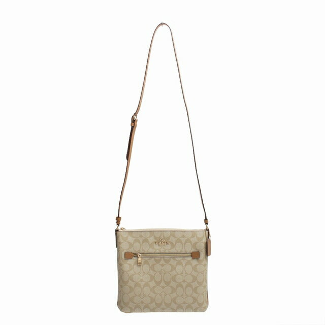コーチ COACH SIG ROWAN FILE BAG ショルダーバッグ C1554-IMNLJ レディース カーキライトサドル WQ00052290