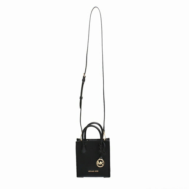 マイケルコース MICHAEL KORS MERCER XS NS SHOPPER XBODY LEATHER ショルダーバッグ 35S1GM9T0L-BLACK レディース ブラック WQ00052292