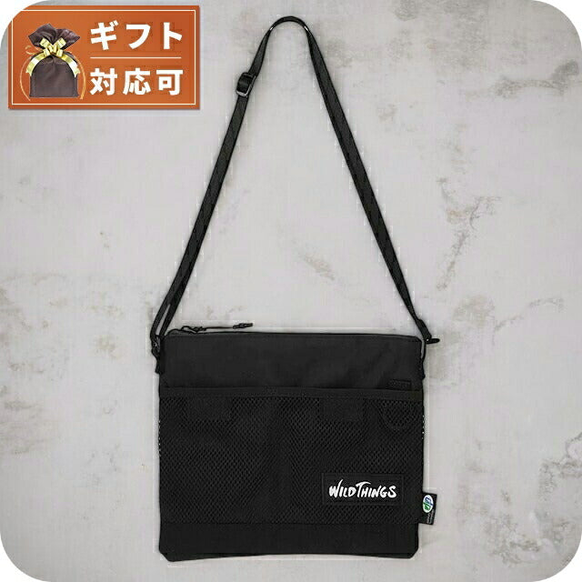 ワイルドシングス WILD THINGS SACOCHE (X-PAC&SPECTRA) サコッシュ WT-380-1072-BLACK メンズ BLACK WQ00052441