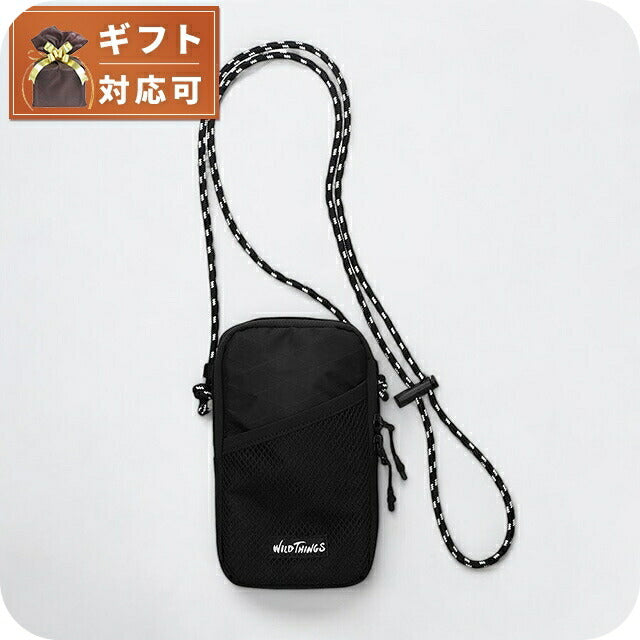 WILD THINGS ショルダーポーチ WT-380-3606-BLACK ワイルドシングス WILD THINGS ショルダーポーチ WT-380-3606