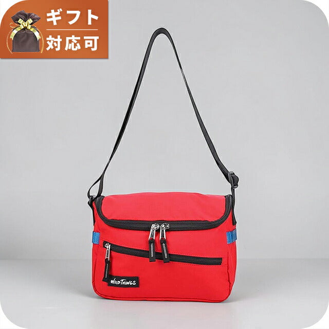 ワイルドシングス WILD THINGS ショルダーバッグ WT-380-3804-RED メンズ RED WQ00052563