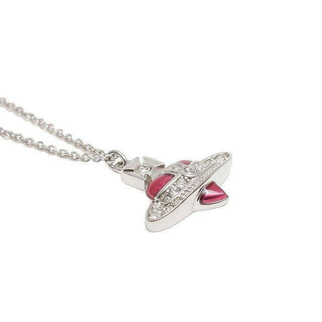ヴィヴィアンウエストウッド VIVIENNE WESTWOOD DIAMANTE HEART ネックレス 630203BM-02P383-SHOPPER レディース シルバー WQ00052590