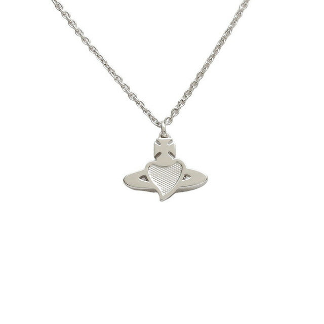ヴィヴィアンウエストウッド VIVIENNE WESTWOOD DIAMANTE HEART ネックレス 630203BV-02P136-SHOPPER メンズ レディース シルバー WQ00052592