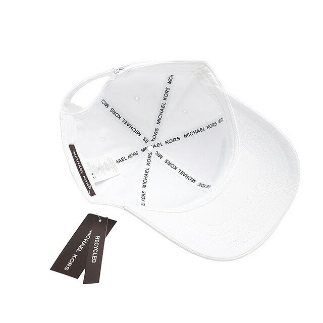 マイケルコース MICHAEL KORS 帽子 OR4003435Z-WHITE メンズ レディース ロゴ キャップ ホワイト 帽子 WQ00052599