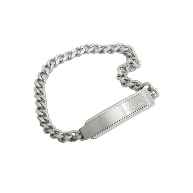 カルバンクライン CALVIN KLEIN ブラッシュド SS ブレスレット アクセサリー 35000048 メンズ シルバー WQ00052605