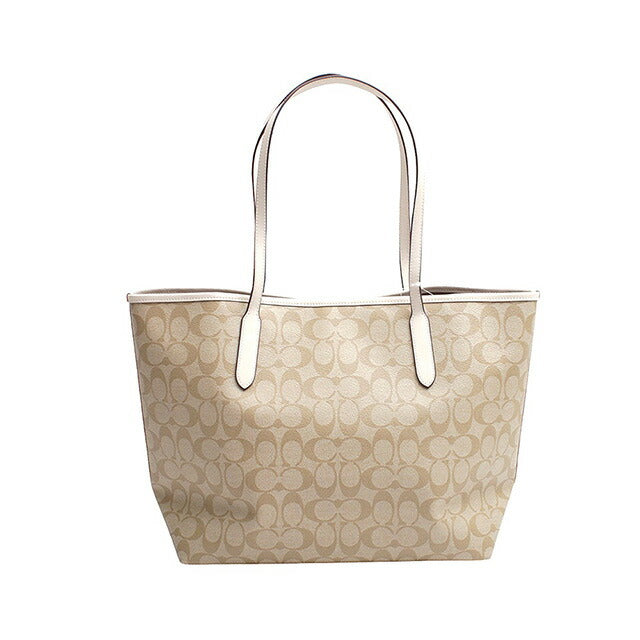 コーチ COACH CITY TOTE IN SIGNATURE CANVAS トートバッグ 5696-IMDQC レディース ライトカーキチョーク WQ00052633