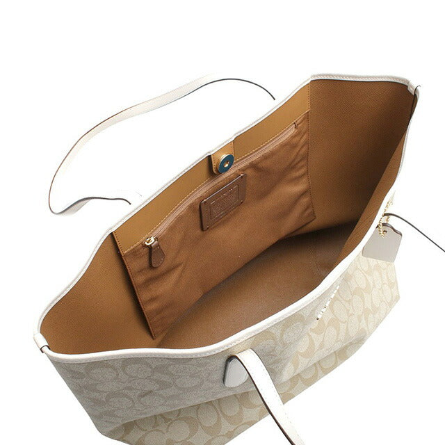 コーチ COACH CITY TOTE IN SIGNATURE CANVAS トートバッグ 5696-IMDQC レディース ライトカーキチョーク WQ00052633