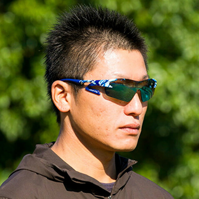 エアフライ AirFly サングラス AF301-C-4 メンズ レディース スポーツ 運動 ブルーカモフラージュ サングラス WQ00052790