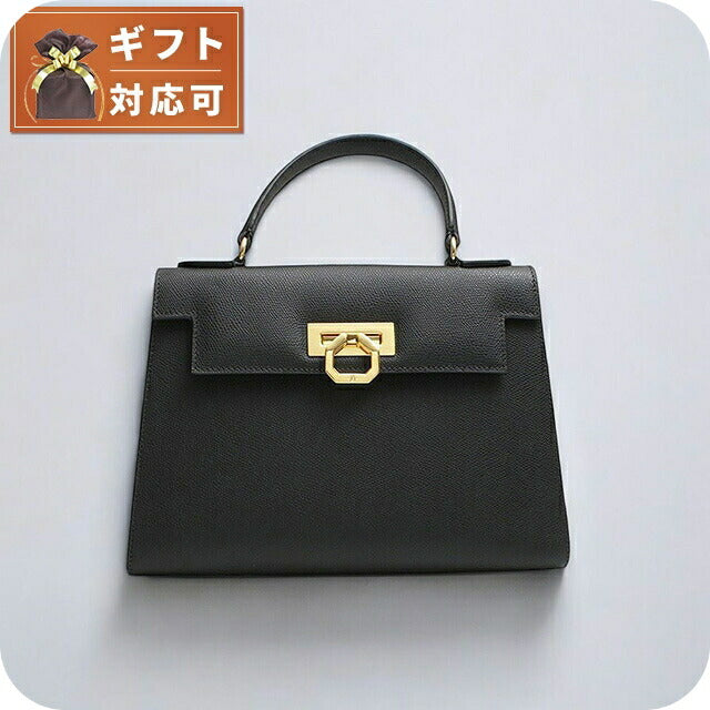 カルボッティELENA243 ブラック Elena leather handbag - Black - Carbotti