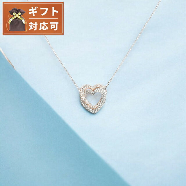 スワロフスキー　ローズゴールド ネックレス　ペンダント　Hyperbola 新品 Hyperbola ペンダント, ミックスカット, ホワイト, ローズ