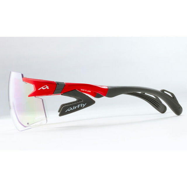 エアフライ AirFly サングラス AF301-C-6BK メンズ レディース レッド スポーツ 国内正規品 WQ00052965