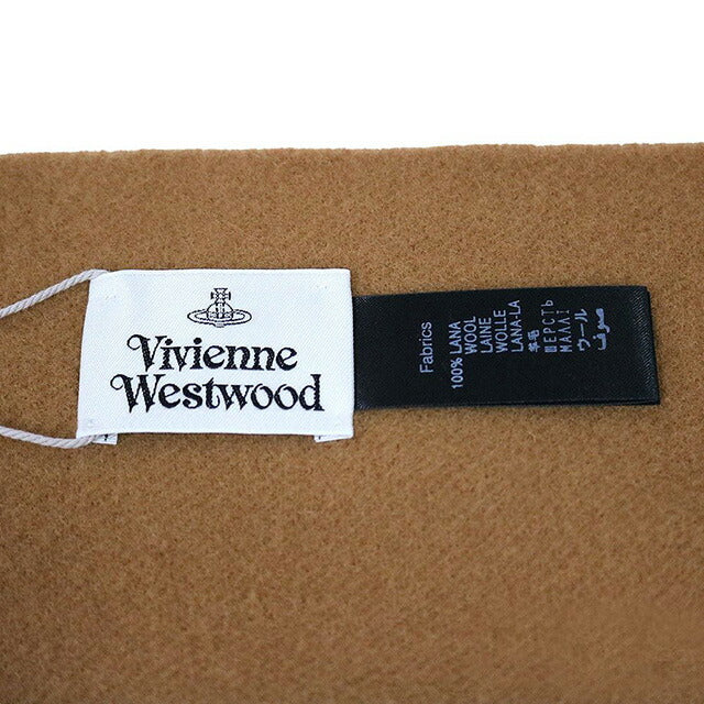ヴィヴィアンウエストウッド VIVIENNE WESTWOOD マフラー 24-W00Q7-C407 レディース メンズ キャメル マフラー WQ00052968
