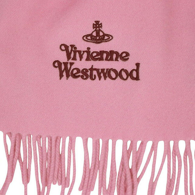 ヴィヴィアンウエストウッド VIVIENNE WESTWOOD マフラー 24-W00Q7-G401 レディース メンズ ピンク マフラー WQ00052970