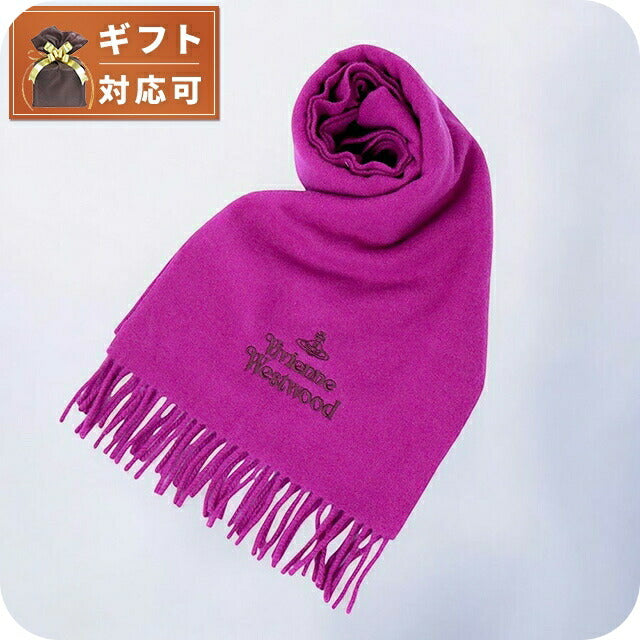 ヴィヴィアンウエストウッド VIVIENNE WESTWOOD マフラー 24-W00Q7-G410 レディース メンズ フューシャ フクシア マフラー WQ00052971