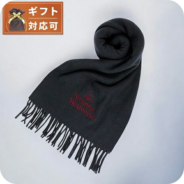 ヴィヴィアンウエストウッド VIVIENNE WESTWOOD マフラー 24-W00Q7-P408 レディース メンズ ダークグレー マフラー WQ00052977