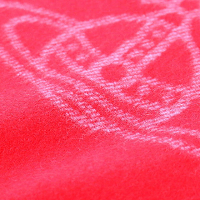 ヴィヴィアンウエストウッド VIVIENNE WESTWOOD マフラー 24-W00ZH-H401 レディース メンズ ビッグオーブロゴ レッド マフラー WQ00052980