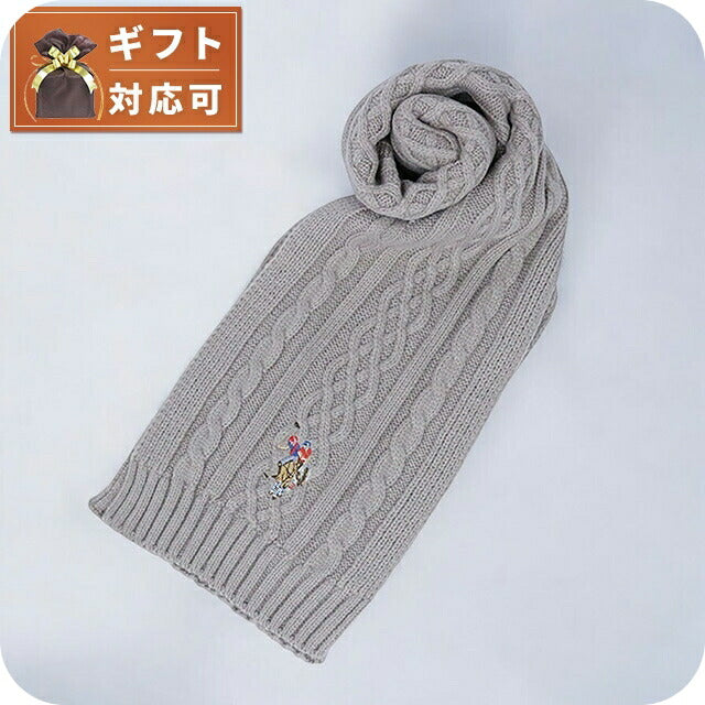 ユーエスポロ アッスン U.S.POLO ASSN マフラー 447165-LIGHTGRAY レディース メンズ ライトグレー マフラー WQ00052991