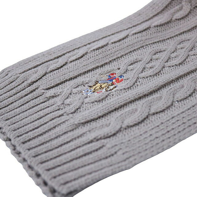 ユーエスポロ アッスン U.S.POLO ASSN マフラー 447165-LIGHTGRAY レディース メンズ ライトグレー マフラー WQ00052991