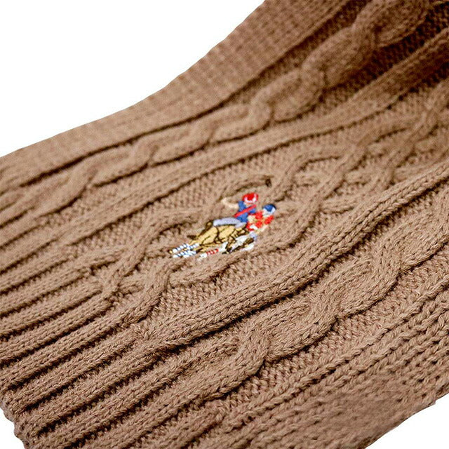 ユーエスポロ アッスン U.S.POLO ASSN マフラー 447167-CAMEL レディース メンズ キャメル マフラー WQ00052993