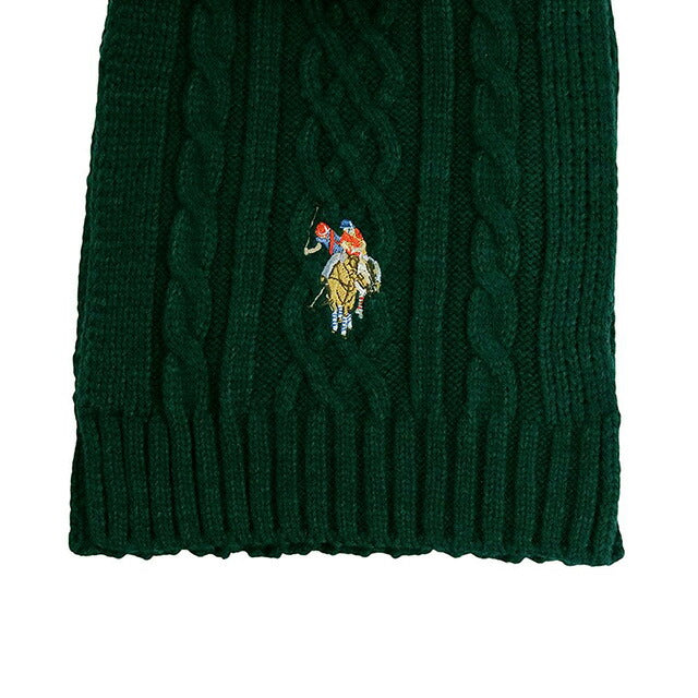 ユーエスポロ アッスン U.S.POLO ASSN マフラー 447312-GREEN レディース メンズ グリーン マフラー WQ00052994