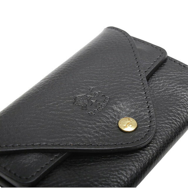 イルビゾンテ IL BISONTE カードケース SCC039-PV0005-BK110B メンズ レディース ブラック WQ00053173