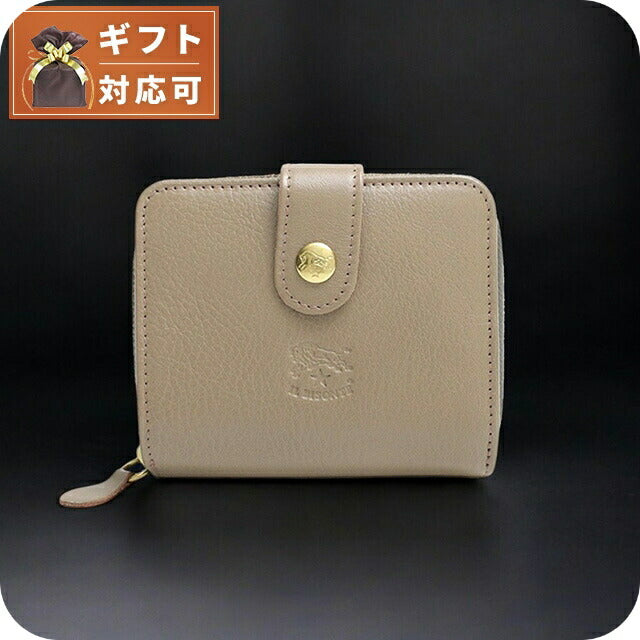 【国内即発】IL BISONTE 二つ折り財布 SMW067 GY107 イルビゾンテ IL BISONTE 二つ折り財布 SMW067-PV0005-GY107B