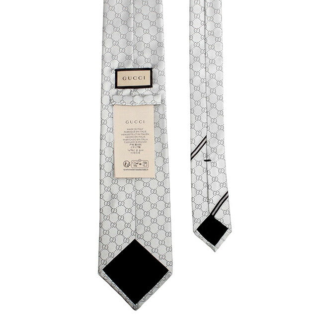 グッチ GUCCI ネクタイ 456520-4B002-1962 メンズ ライトグレー ネクタイ WQ00053227