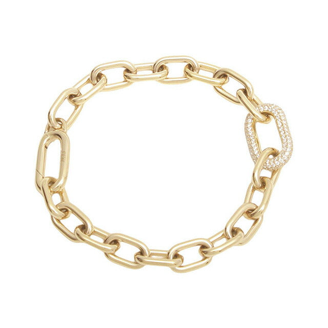 ダニエルウェリントン DANIEL WELLINGTON Crystal Link Bracelet 185mm G ブレスレット DW00400593 レディース ゴールド WQ00053506