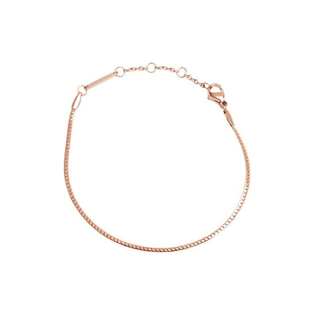 ダニエルウェリントン DANIEL WELLINGTON Elan Flat Chain Bracelet RG ブレスレット DW00400541 レディース ローズゴールド WQ00053575