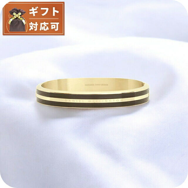 ダニエルウェリントン DANIEL WELLINGTON Emalie Infinite Bracelet Black G Large バングル DW00400302 レディース Lサイズ ブラック ゴールド WQ00053631
