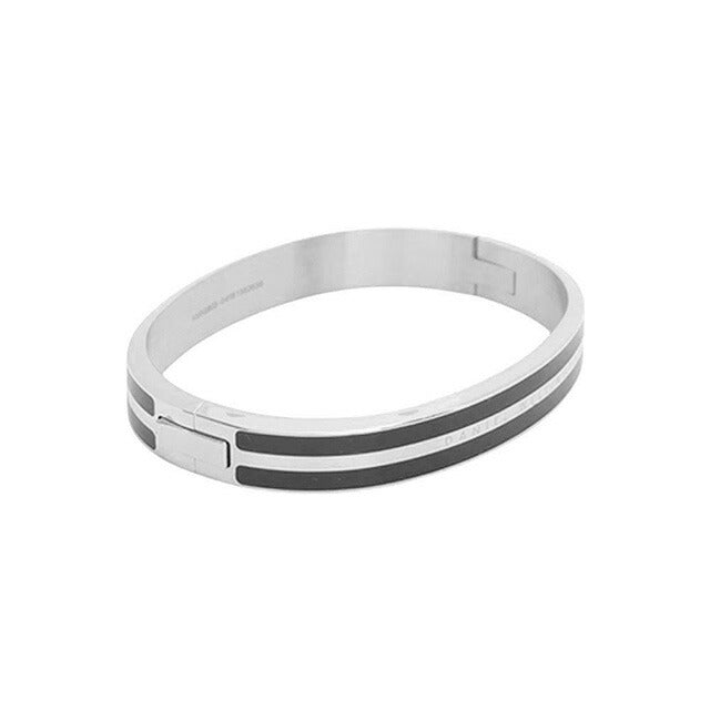 ダニエルウェリントン DANIEL WELLINGTON Emalie Infinite Bracelet Black S Large バングル DW00400255 レディース Lサイズ ブラック シルバー WQ00053758