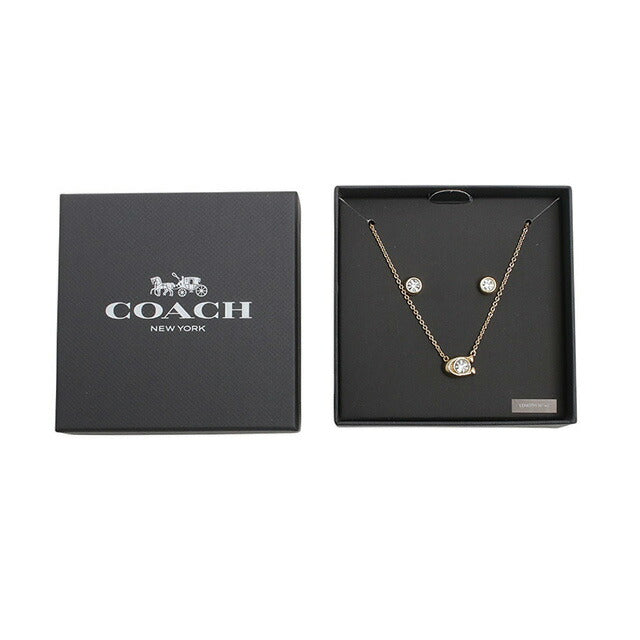 コーチ COACH アクセサリー ネックレス&ピアス 412845GLD110 レディース ゴールド WQ00053950