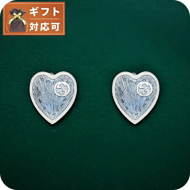 グッチ GUCCI INTERLOCKING アクセサリー ジュエリー ピアス 645547-J8410-8183 レディース ブルー シルバー WQ00054002