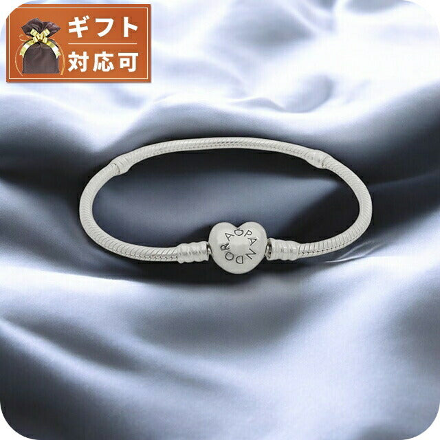 パンドラ PANDORA Moments Heart & Snake Chain Bracelet