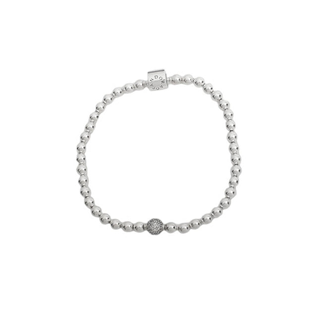 パンドラ PANDORA Beads & Pav Bracelet アクセサリー ブレスレット 598342CZ-17 レディース シルバー WQ00054161