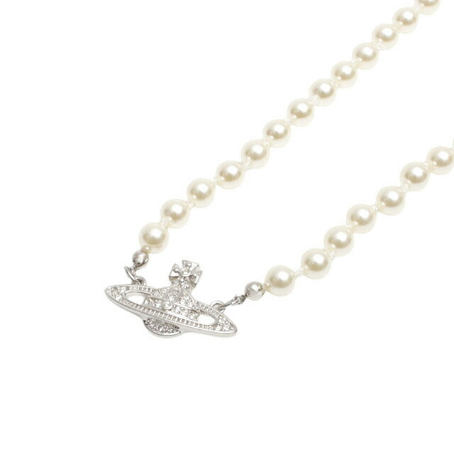 ヴィヴィアンウエストウッド VIVIENNE WESTWOOD MAN. MINI BAS RELIEF PEARL ネックレス 63010100-02P104 レディース シルバー WQ00054315