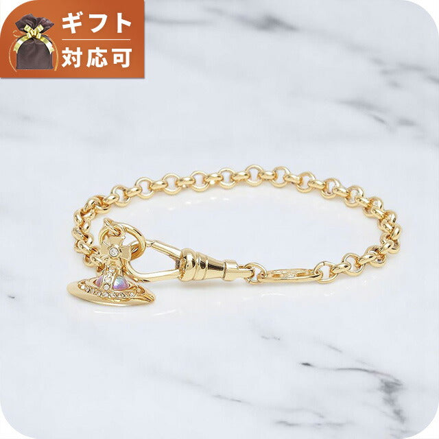 ヴィヴィアンウエストウッド VIVIENNE WESTWOOD NEW PETITE ORB ブレスレット 61020057-02R861 レディース ゴールド WQ00054838
