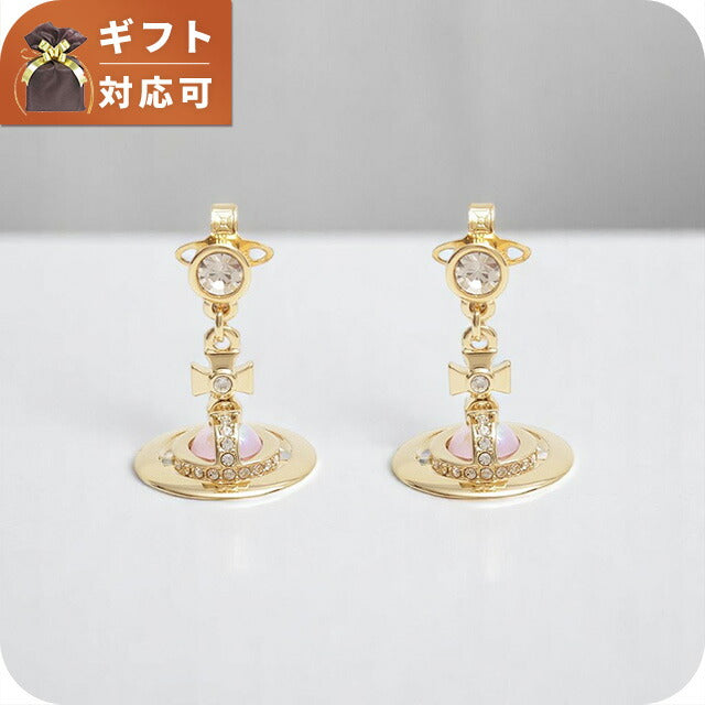 ヴィヴィアンウエストウッド VIVIENNE WESTWOOD NEW PETITE ORB ピアス 62020032-02R861 レディース ゴールド WQ00054839
