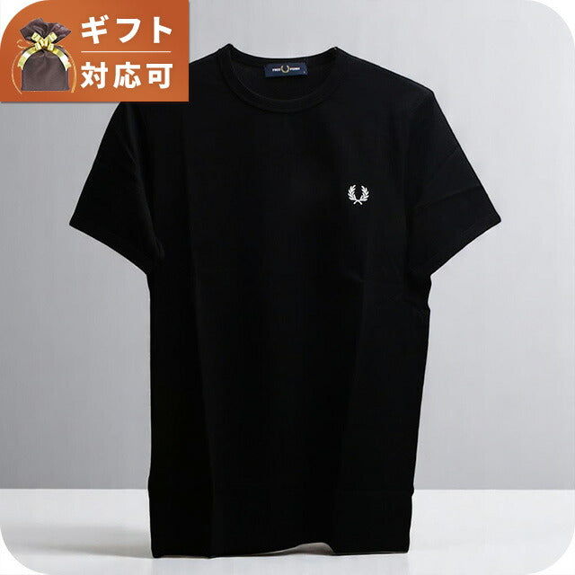 フレッドペリー FRED PERRY Ringer T-Shirt Tシャツ M3519-102-BLACK-S ユニセックス ブラック Tシャツ ブランド
