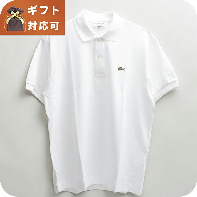 ラコステ LACOSTE ポロシャツ L1212-51-WHITE-001-XL Classic Fit メンズ レディース ホワイト ポロシャツ WQ00055081
