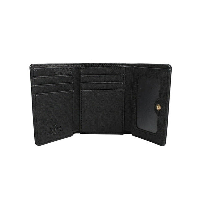 ヴィヴィアンウエストウッド VIVIENNE WESTWOOD SMALL FRAME WALLET 3つ折り財布 5115002MW-S0021-N402 レディース ブラック WQ00055132