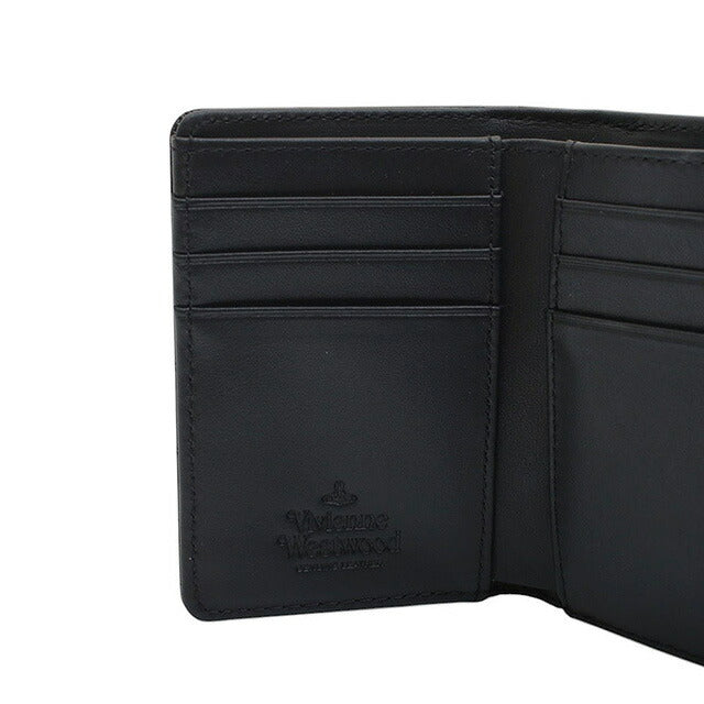 ヴィヴィアンウエストウッド VIVIENNE WESTWOOD SMALL FRAME WALLET 3つ折り財布 5115002NW-L0098-N401 レディース ブラック WQ00055133