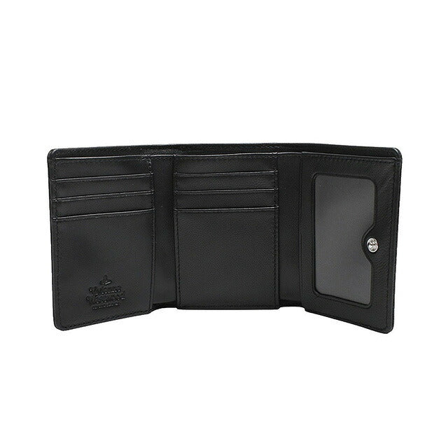 ヴィヴィアンウエストウッド VIVIENNE WESTWOOD SMALL FRAME WALLET 3つ折り財布 5115002NW-L003E-N403 レディース ブラック WQ00055134