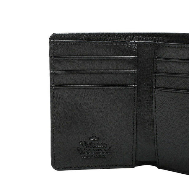 ヴィヴィアンウエストウッド VIVIENNE WESTWOOD SMALL FRAME WALLET 3つ折り財布 5115002NW-L003E-N403 レディース ブラック WQ00055134