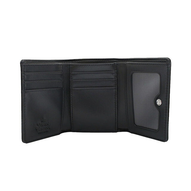ヴィヴィアンウエストウッド VIVIENNE WESTWOOD SMALL FRAME WALLET 3つ折り財布 5115002NW-L001O-N403 レディース ブラック WQ00055135