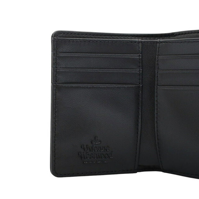 ヴィヴィアンウエストウッド VIVIENNE WESTWOOD SMALL FRAME WALLET 3つ折り財布 5115002NW-L001O-N403 レディース ブラック WQ00055135